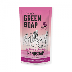 Handzeep Navul Stazak Patchouli & Cranberry 500ml - Marcel’s Green Soap