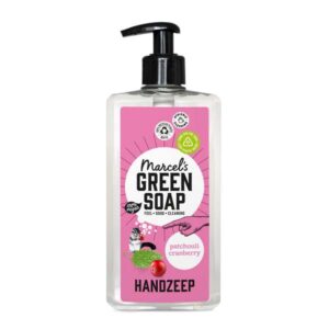 Handzeep Patchouli & Cranberry 500ml - Marcel’s Green Soap