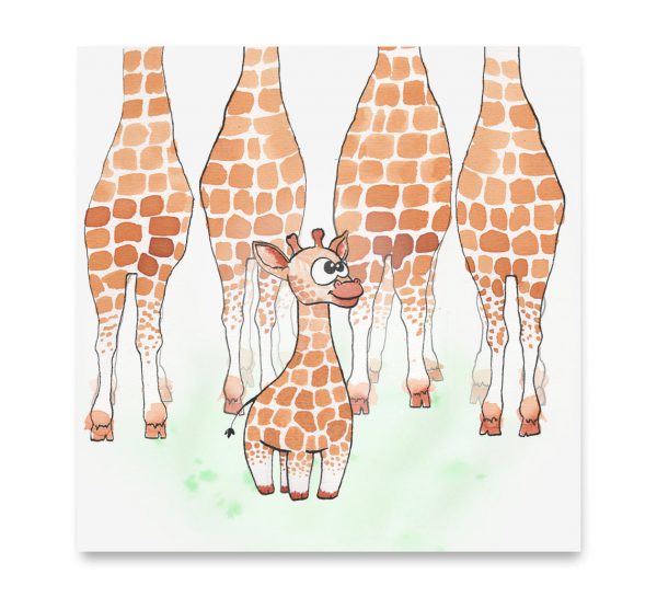 Ansichtkaarten Giraf - MAGS