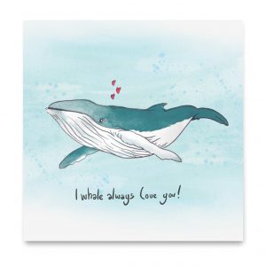 Ansichtkaarten I whale always love you - MAGS