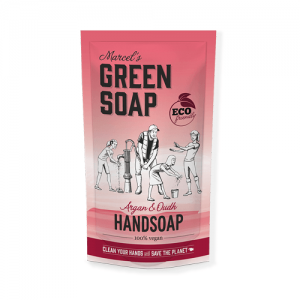 Handzeep Navul Stazak Argan & Oudh 500ml - Marcel’s Green Soap