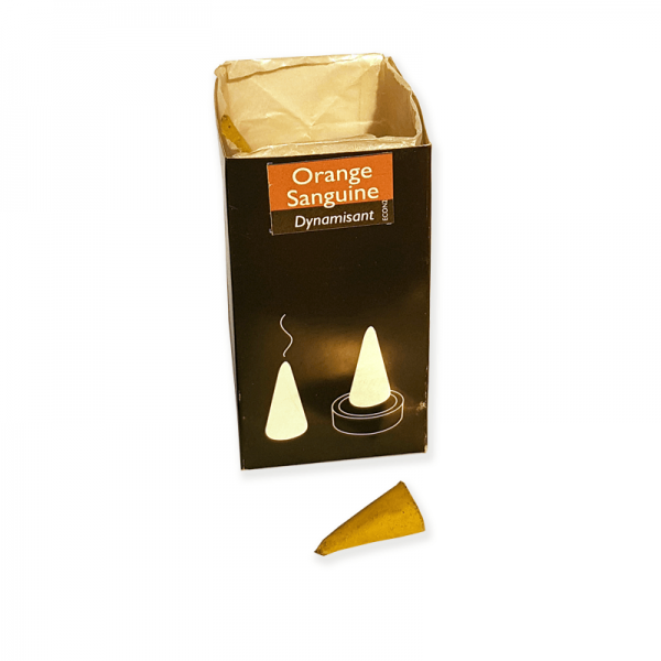 Wierook kegeltjes Orange sanguine (8x) - Ecological Incense