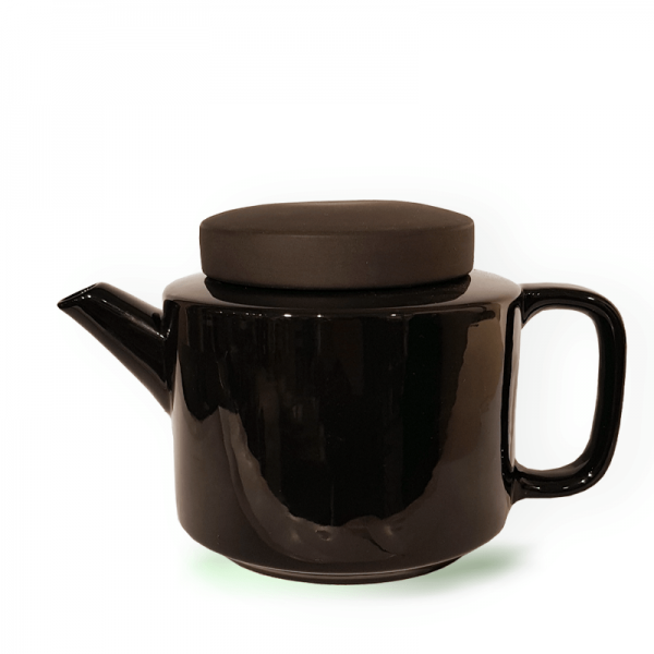 Theepot L Glossy Black 950ml - Kinta