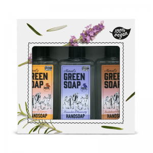 Handsoap Giftbox Orange, Lavendel & Sandelwood - Marcel's Green Soap