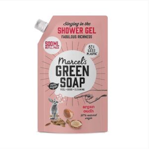 Shower Gel Argan & Oudh Refill 500ml - Marcel’s Green Soap