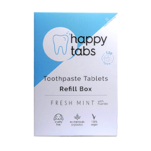Tandpasta Tabletten Navulling Fresh Mint (met Fluoride) - Happy Tabs