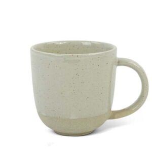 Mok (kopje) L Soft Sand Clay White with Dots - Kinta