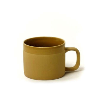 Cup Mat with Band Mustard met oor 200ml - Kinta