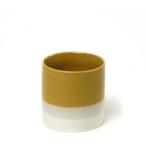 Cup Mustard-White Transition 150ml - Kinta