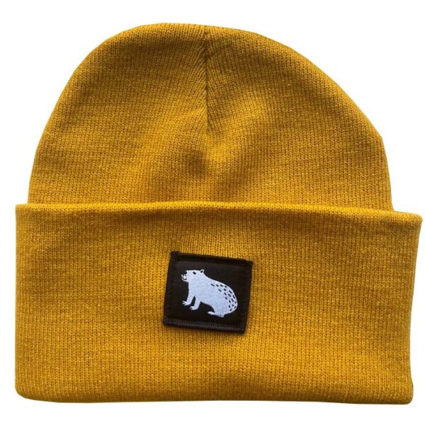 Muts Beanie Mustard Yellow - Capibara Handmade