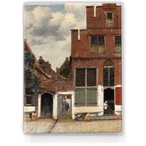 Laqueprint Het Straatje-Johannes Vermeer