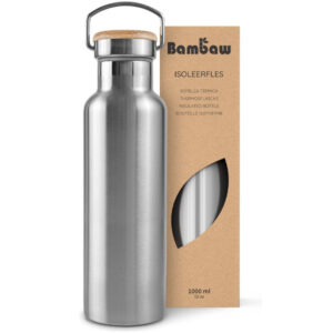 Drinkfles Stainless Steel Insulated 1000ml - Bambaw