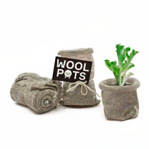 Wool Pots, alternatief voor plastic plantenpotten - Made Sustained