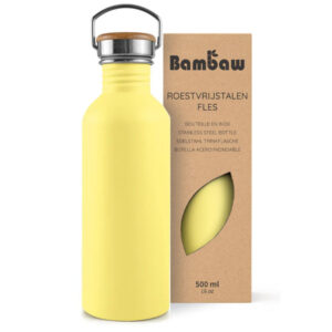 Drinkfles Yellow Beam 500ml - Bambaw