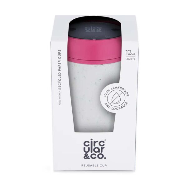 Koffiebeker 227ml Krijt en Lotus Roze - Circular&Co.