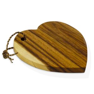 Snijplank Heart Shape Acaciahout 25cm - Kinta