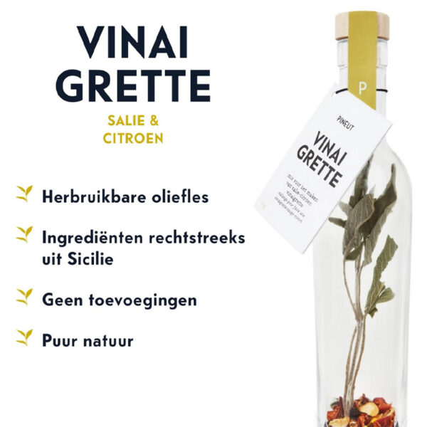 Dressing Vinaigrette Salie & Citroen - Pineut