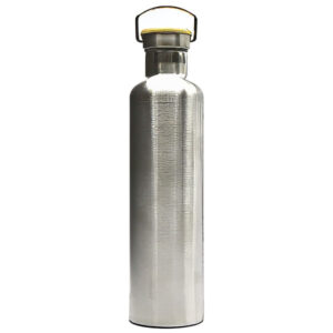 Drinkfles Insulated Natural Steel 1000ml - Bambaw