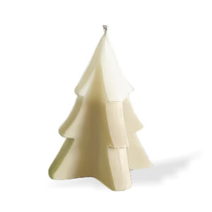 Kaarsen Kerstboom Wit 8cm - Sweet-Deco Creative