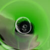 Vintage Wijnglas op elegante groene voet - Luminarc France