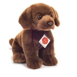 Labrador zittend donkerbruin 25 cm – Teddy HERMANN