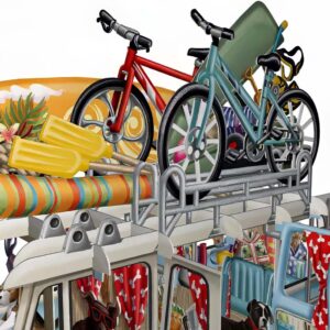 3D Pop-Up Kaart - The Camper Van