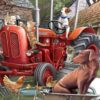 3D Pop-Up Kaart - The Farmyard