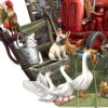 3D Pop-Up Kaart - The Farmyard