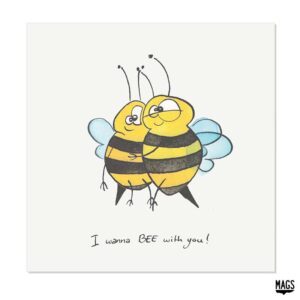 Wenskaarten - Bee