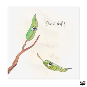 Wenskaarten - Don't leaf