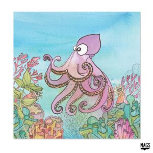 Wenskaarten - Octopus