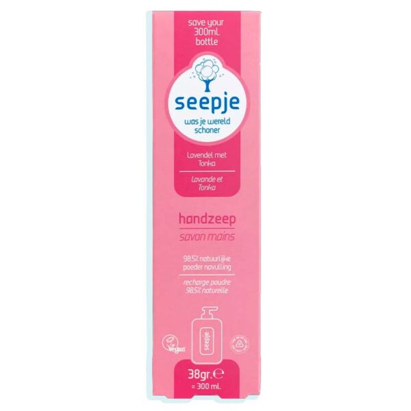 Handzeep Navulling Lavendel met Tonka - SEEPJE