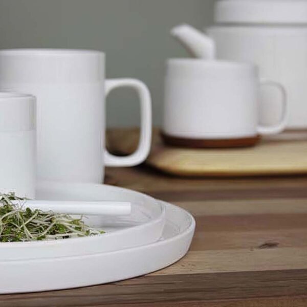 Cup met oor Mat with Band White xs 95ml - Kinta