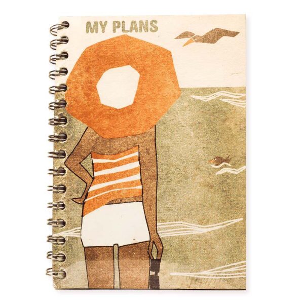 Notitieboek Olifantenpoepboekje My plans L - SchrijfWAAR