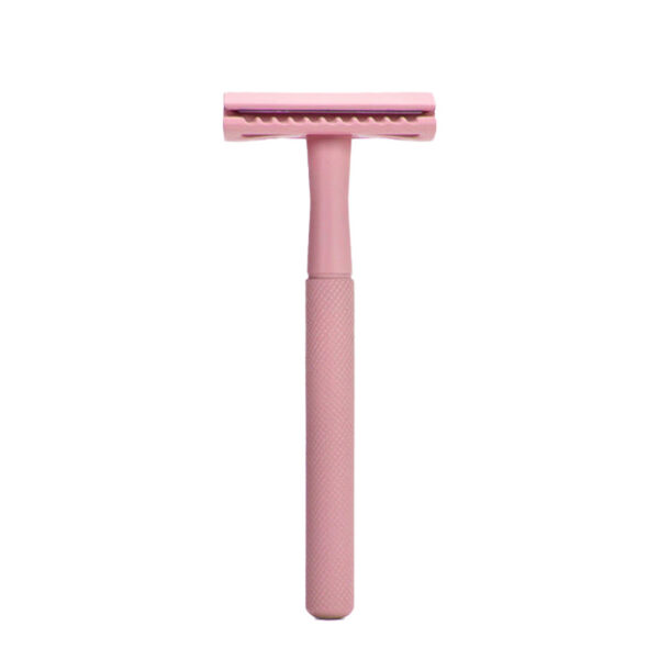 Safety Razor Metal PINK - Bambaw