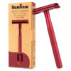 Safety Razor Metal RED - Bambaw