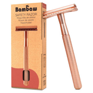 Safety Razor Metal ROSE GOLD - Bambaw
