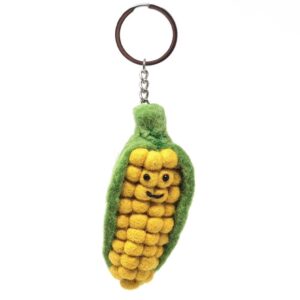 Sleutelhanger Veggies Maiskolf van Vilt - Black Yak
