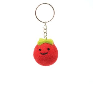 Sleutelhanger Veggies Tomaat van Vilt - Black Yak