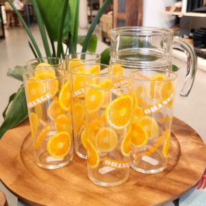 Retro Drinkglas en Kan