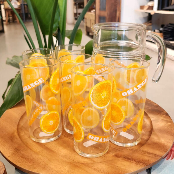Retro Drinkglas en Kan