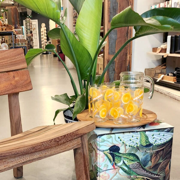 Retro Drinkglas en Kan