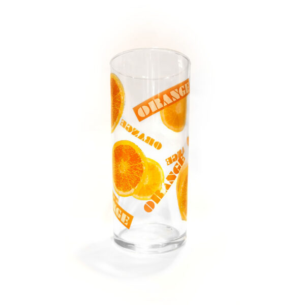 Vintage Glas Orange - Retro Drinkglas