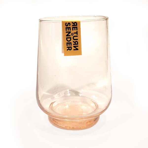 Waterglas Large Pink 400 ml - Return to Sender