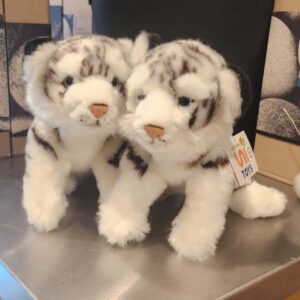 Witte Baby Tijger Zittend - Uni-Toys