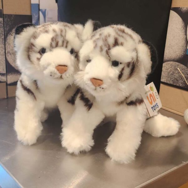 Witte Baby Tijger Zittend - Uni-Toys