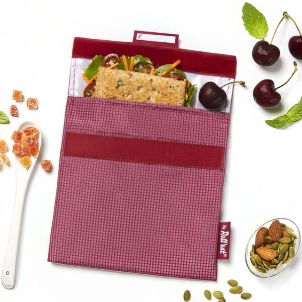 Snackzakje Snack'n'Go Active Granate - Roll'eat