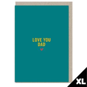 XL Wenskaarten Love You Dad - Grafiquelien