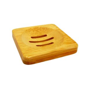 Zeepbakje Bamboe Vierkant