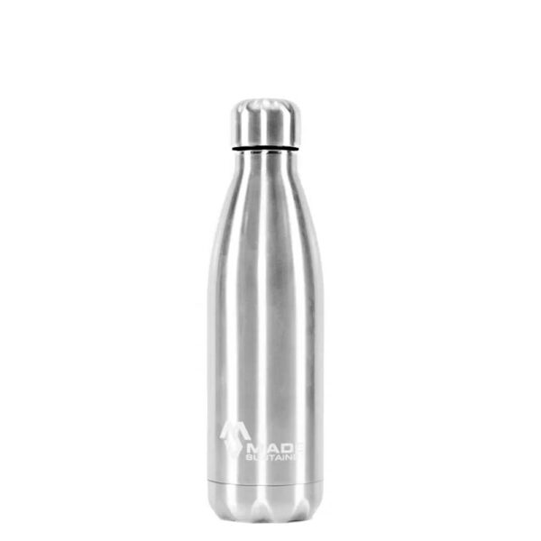 Insulated (geïsoleerde) Fles Silver 350ml - Made Sustained